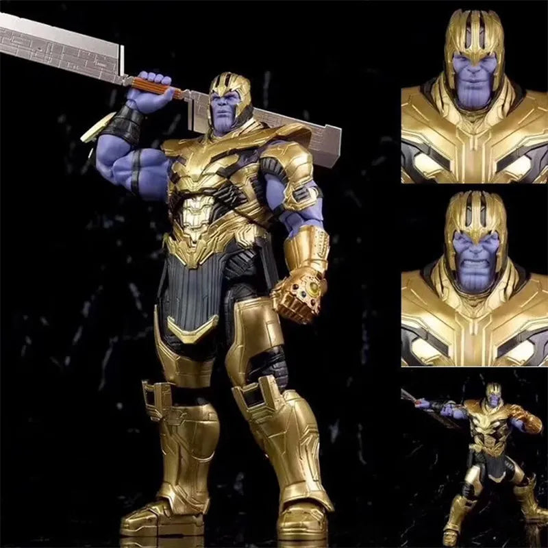 Marvel SH Figuarts Thanos Figure Avengers Infinity War BJD Action Figures Collectable