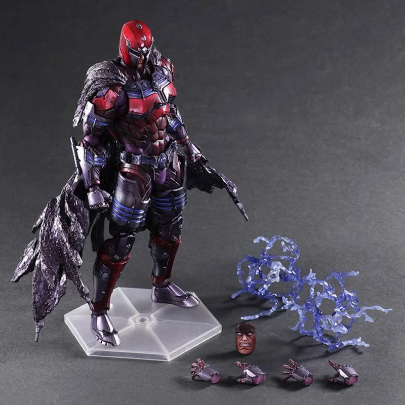 PLAY Arts Magneto Max Eisenhardt PVC Action Figure Collection Model Toys Collection