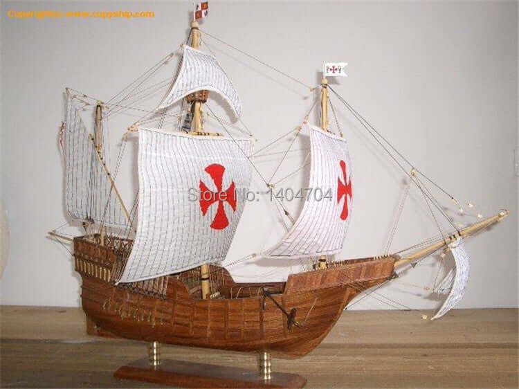 Model Classic Spain ship, Columbus expedition fleet ships, Santa Maria wooden, kit - ardens toys