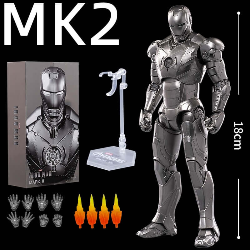 ZD 1/5 Iron Man MK3 Original Iron Monger Marvel legends LED lighting 10th Anniversary