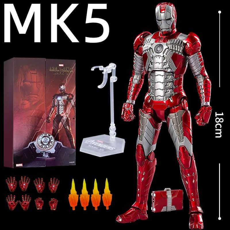 ZD 1/5 Iron Man MK3 Original Iron Monger Marvel legends LED lighting 10th Anniversary