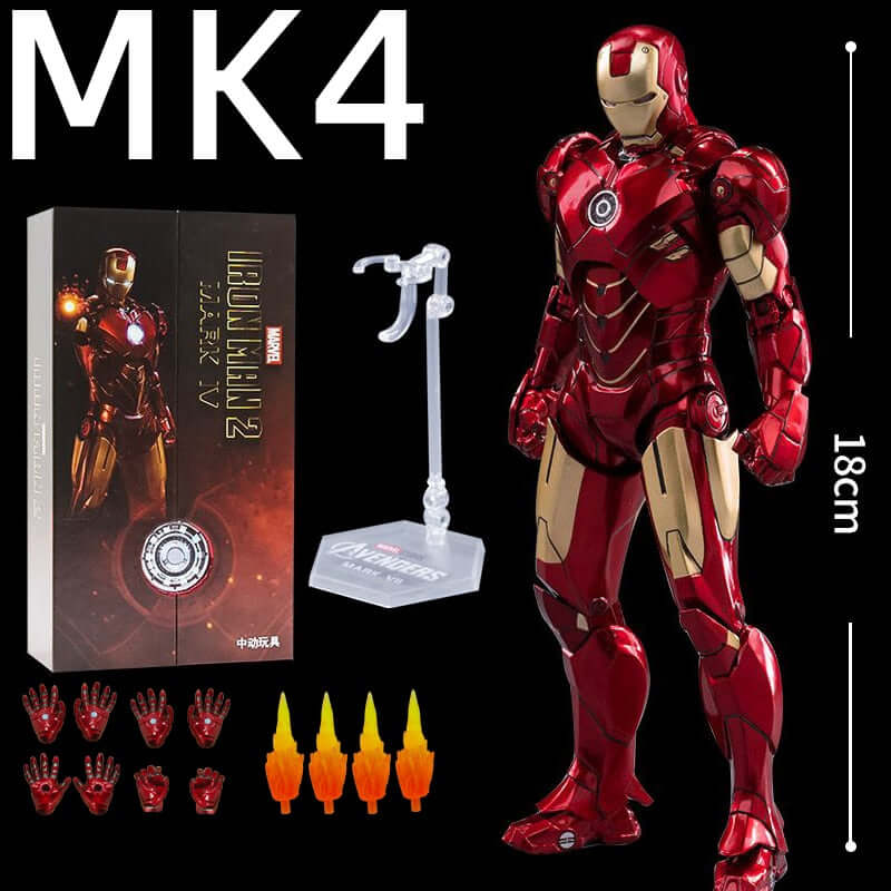 ZD 1/5 Iron Man MK3 Original Iron Monger Marvel legends LED lighting 10th Anniversary