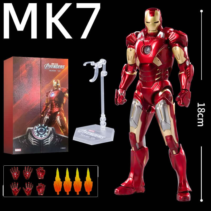 ZD 1/5 Iron Man MK3 Original Iron Monger Marvel legends LED lighting 10th Anniversary