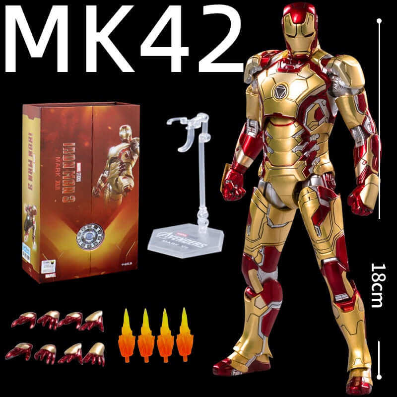 ZD 1/5 Iron Man MK3 Original Iron Monger Marvel legends LED lighting 10th Anniversary