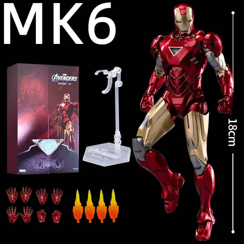 ZD 1/5 Iron Man MK3 Original Iron Monger Marvel legends LED lighting 10th Anniversary