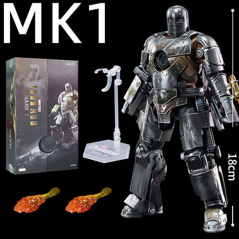 ZD 1/5 Iron Man MK3 Original Iron Monger Marvel legends LED lighting 10th Anniversary