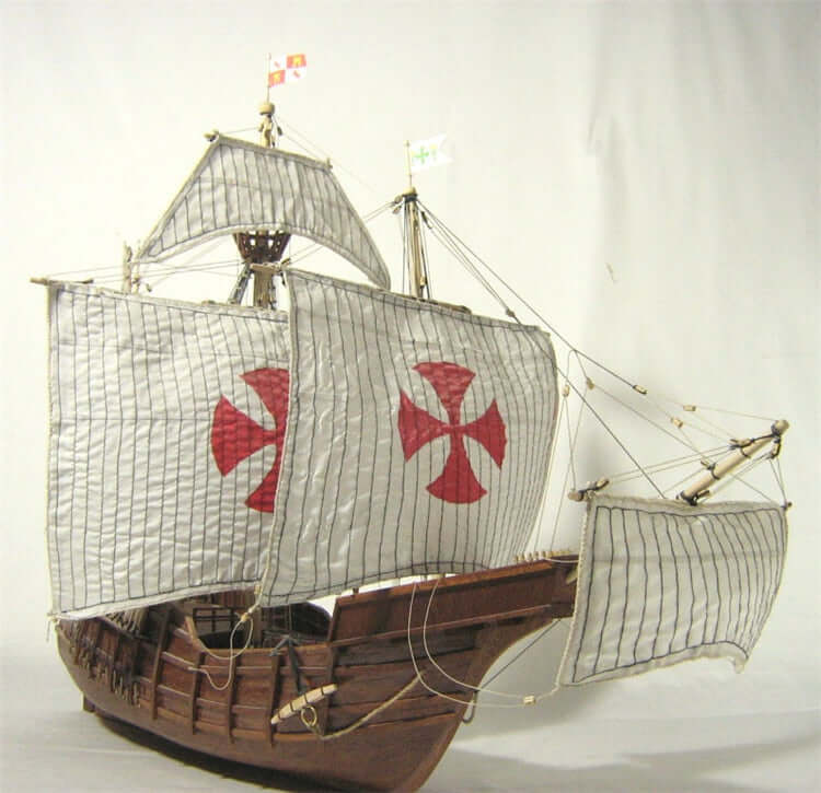 Model Classic Spain ship, Columbus expedition fleet ships, Santa Maria wooden, kit - ardens toys