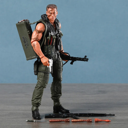 NECA Commando John Matrix Schwarzenegger PVC Action Figure with Accessories-ARDENS TOYS