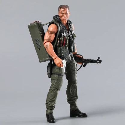 NECA Commando John Matrix Schwarzenegger PVC Action Figure with Accessories