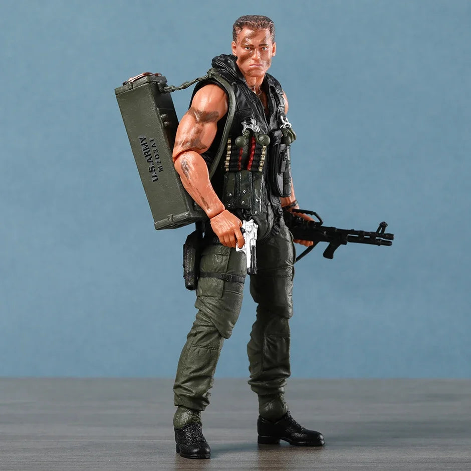 NECA Commando John Matrix Schwarzenegger PVC Action Figure with Accessories