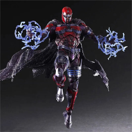 PLAY Arts Magneto Max Eisenhardt PVC Action Figure Collection Model Toys Collection-ardens toys