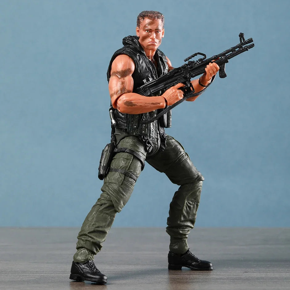 NECA Commando John Matrix Schwarzenegger PVC Action Figure with Accessories