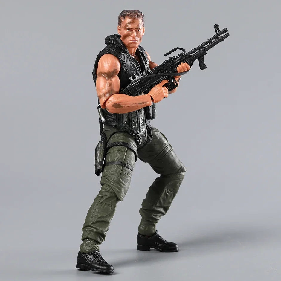 NECA Commando John Matrix Schwarzenegger PVC Action Figure with Accessories