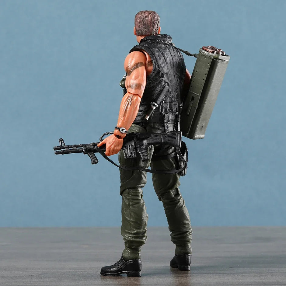 NECA Commando John Matrix Schwarzenegger PVC Action Figure with Accessories