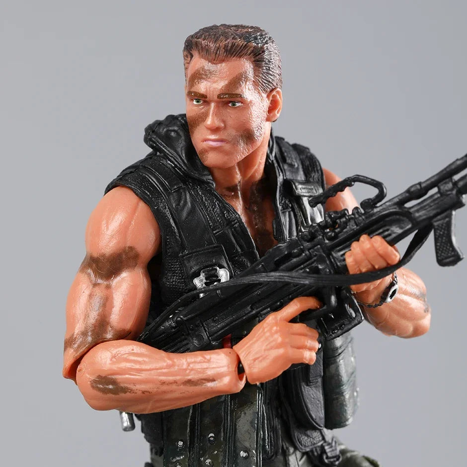 NECA Commando John Matrix Schwarzenegger PVC Action Figure with Accessories