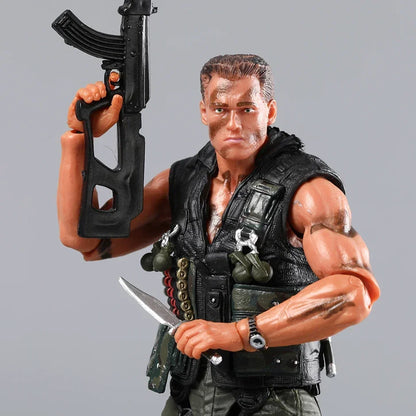 NECA Commando John Matrix Schwarzenegger PVC Action Figure with Accessories