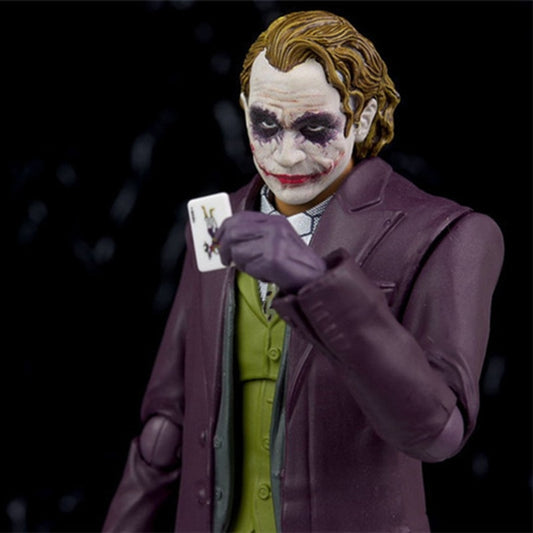 NECA SHF Dark Knight Clown Heath Ledger Joker Male Action Doll Figure Funok Clown-ardens toys
