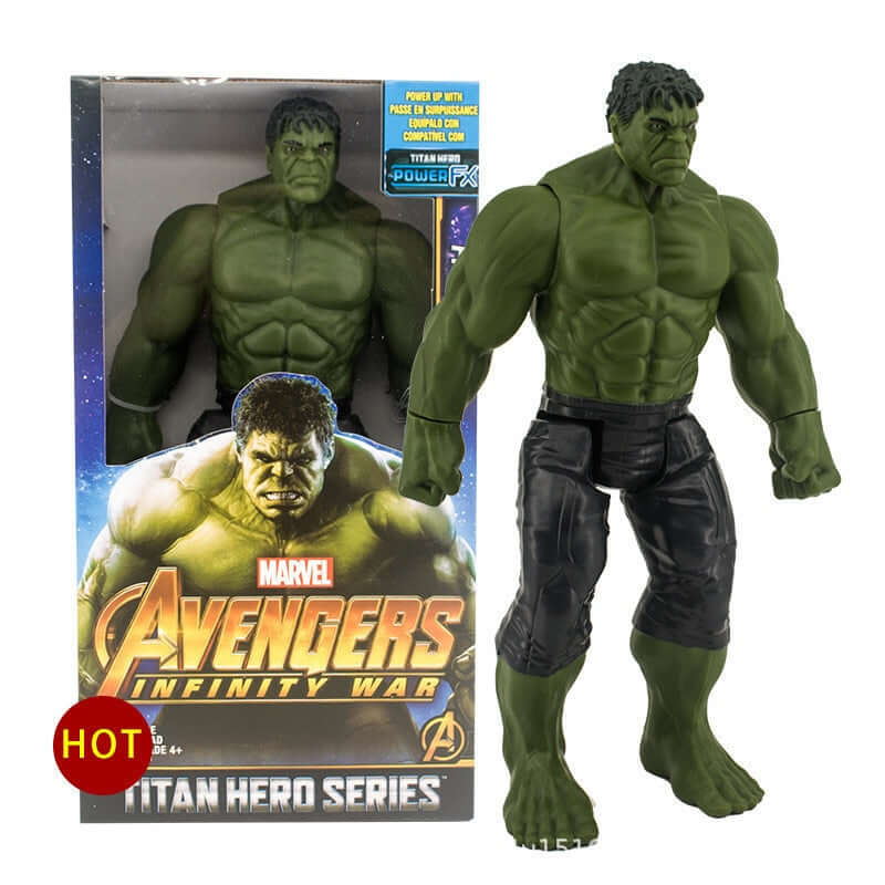 Marvel Titan Hero Series Hulk Buster Thanos Action Figure Toy 30cm