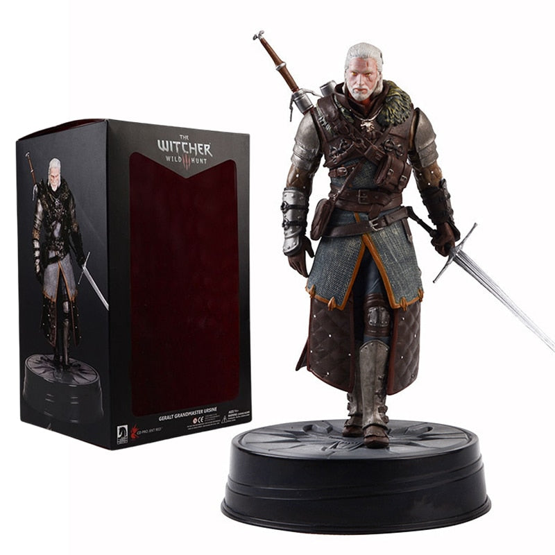 The Witcher 3: Wild Hunt Geralt of Rivia Action Figure 9" PVC Collection-ardens toys